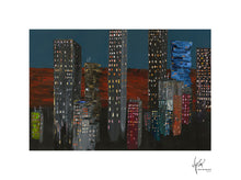 Load image into Gallery viewer, Big City Lights [Artist Signed, Limited Edition Print] - Mat Bishop Fine Art Online Store
