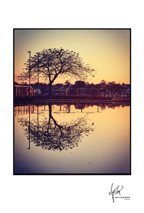 Mirrors At Dawn [print] - Mat Bishop Fine Art Online Store